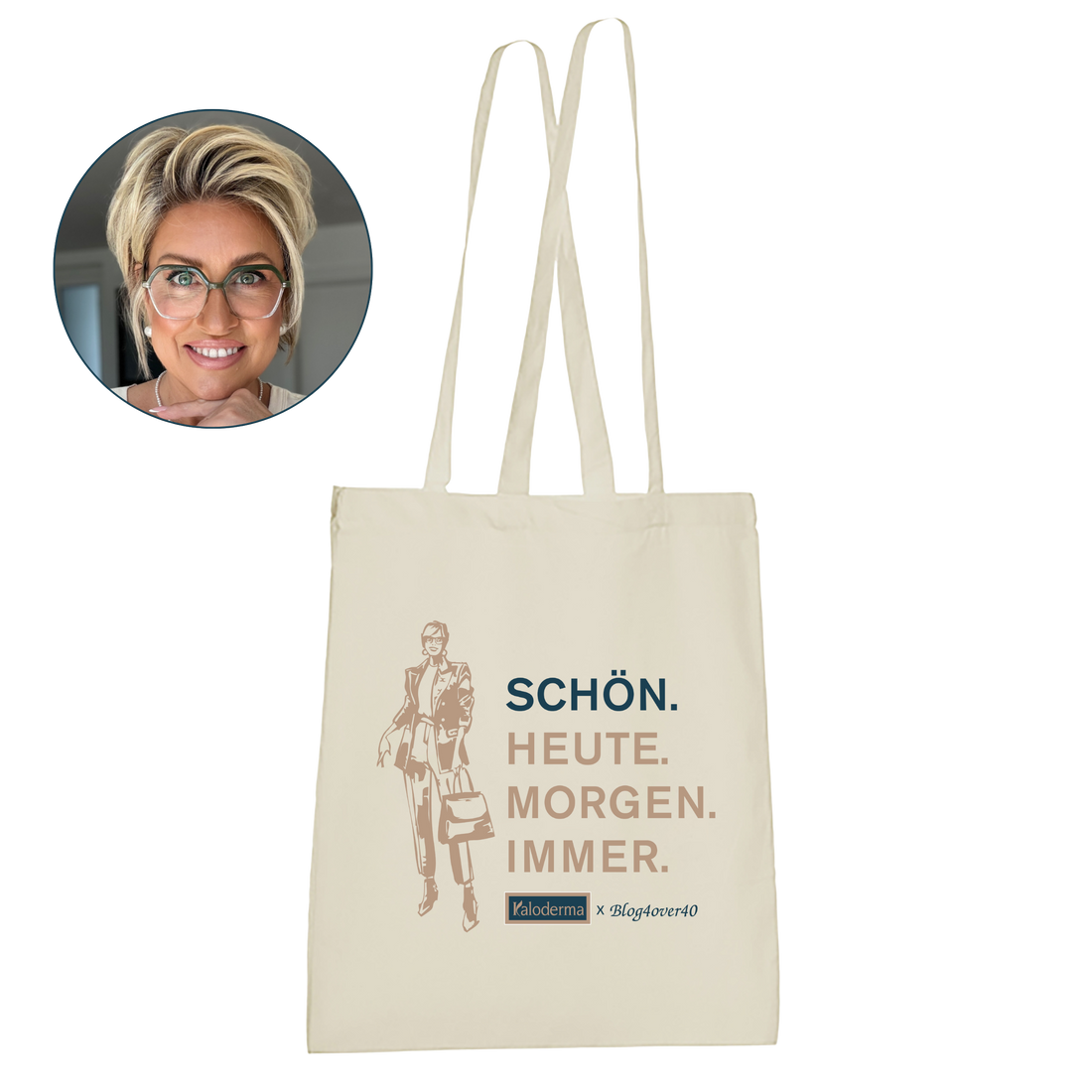 Kaloderma x Blog4over40 Jutebeutel