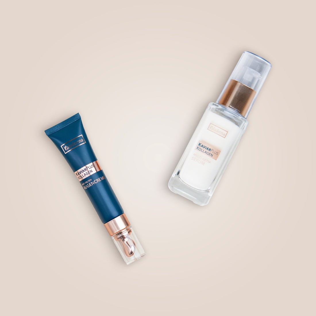 Entdecken Sie Ihre Routine für mehr Ausstrahlung bestehend aus dem Serum und der Augencreme